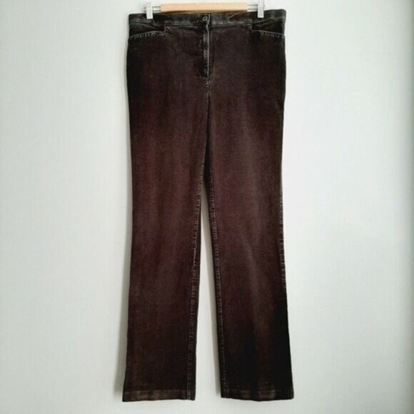 NORTHERN REFLECTIONS Essential Slim Corduroy Pants Grey Sz 12 - Picture 4 of 11